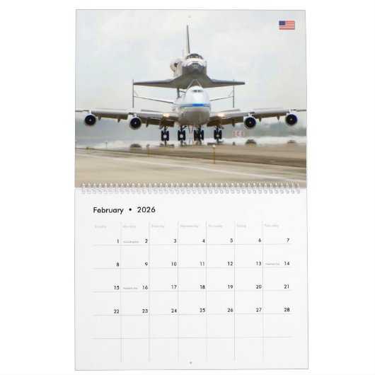 US SPACE SHUTTLE KALENDER (Feb 2026)