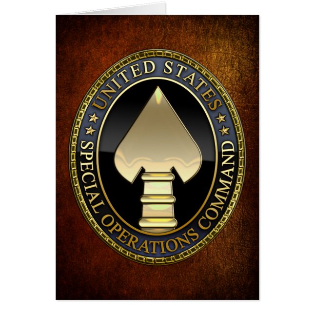 US Speciaal Operationeel commando (Voorkant)