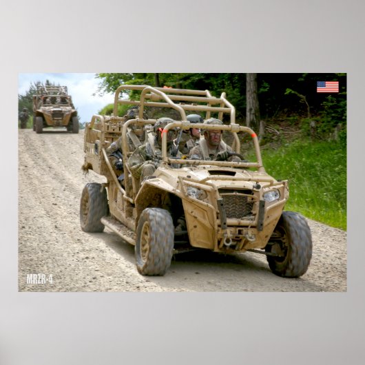 US SPECIALE OPERATIONELE VOERTUIGEN - MRZR-4 POSTER (Voorkant)