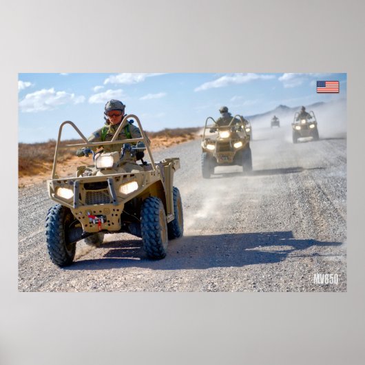 US SPECIALE OPERATIONELE VOERTUIGEN - MV850 POSTER (Voorkant)