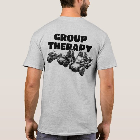 US Spyder Ryders - Groepstherapie T-shirt (Achterkant)