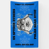 US SPYDER RYDERS - Polar Beer Ryde Banner (Verticaal)