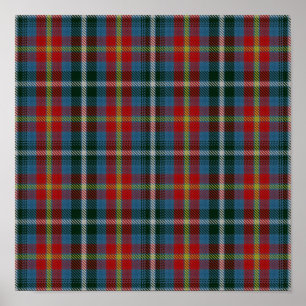 US State Tartan - Alaska - Digitaal downloaden Poster