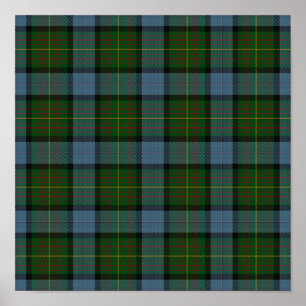 US State Tartan - Californië - Digitaal downloaden Poster