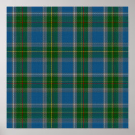 US State Tartan - Connecticut - Digitaal downloade Poster