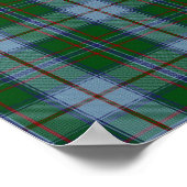 US State Tartan - Maine - Digitaal downloaden Poster (Hoek)