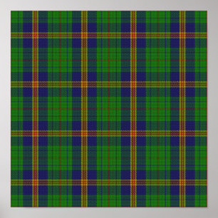 US State Tartan - New Mexico - Digitaal downloaden Poster