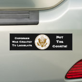 US Supreme Court Seal Bumpersticker (Op auto)