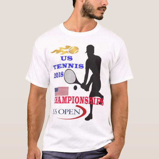 US Tennis 2018 t shirt open (Voorkant)