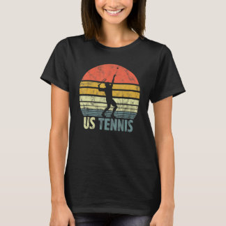 Us Tennis New York Champ Coach Distress Tennis T-shirt