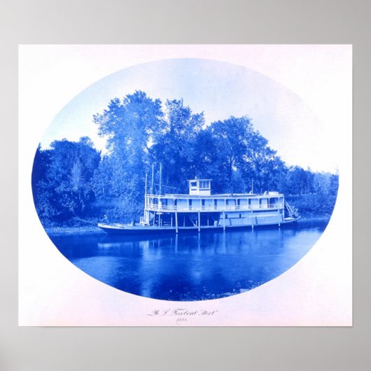 US Towboat "Alert", 1885 Poster (Voorkant)