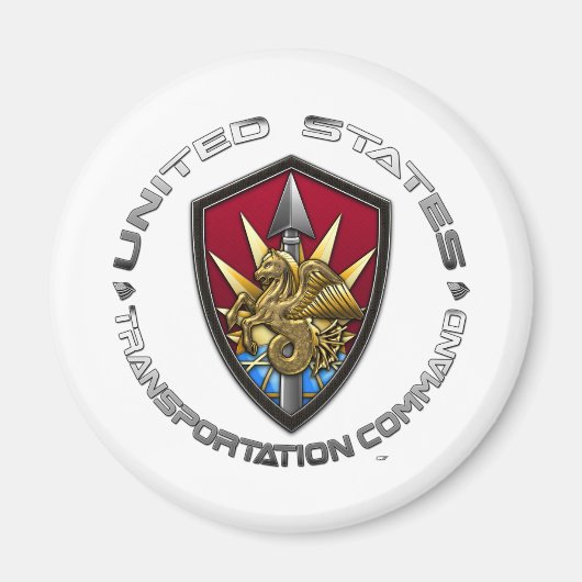 US Transportation Command Magneet (Voorkant)