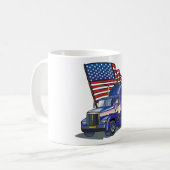 US Truck Driver Koffiemok (Voorkant links)