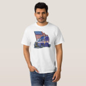 US Truck Driver Mannen Value T-shirt (Voorkant volledig)