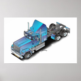 US Truck Poster
