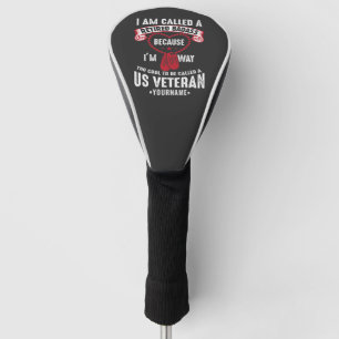 US Veteran Humor Retired Soldier Golfheadcover