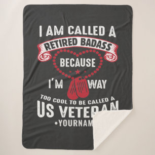 US Veteran Humor Retired Soldier Sherpa Deken