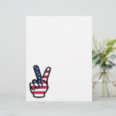 US Victory Sign. (Staand voorkant)