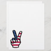 US Victory Sign. (Voorkant / Achterkant)