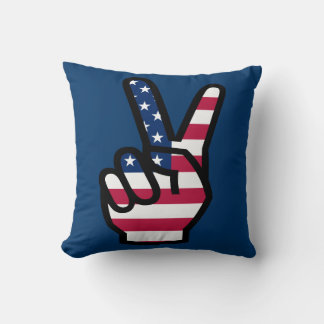 US Victory Sign. Kussen