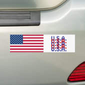 US Vlag Bumpersticker (Op auto)