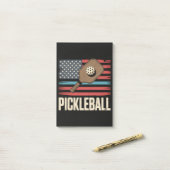 US Vlag Pickleball Post-it® Notes (Op bureau)