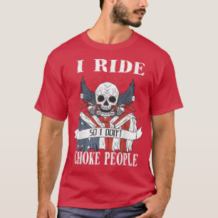 US Vlag T-shirt, ik reed, dus ik koos geen mensen T-shirt
