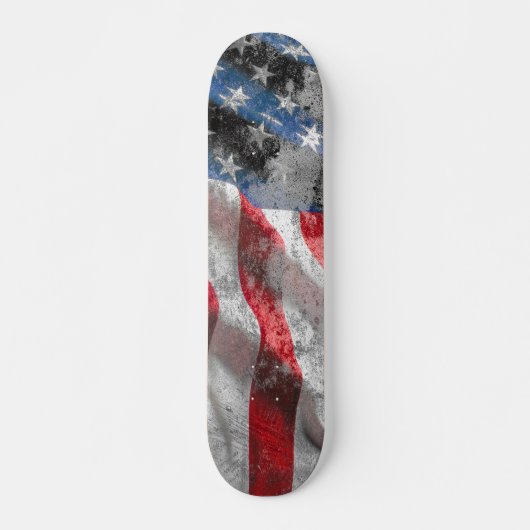 US-vlaggenskateboard Skateboard (Voorkant)