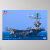 US VLIEGTUIG CARRIER - CVN-68 POSTER (Voorkant)