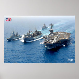 US VLIEGTUIG CARRIER - CVN-69 POSTER