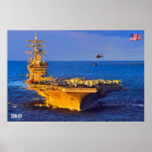 US VLIEGTUIG CARRIER - CVN-69 POSTER (Voorkant)
