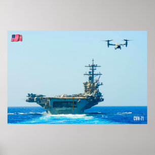 US VLIEGTUIG CARRIER - CVN-71 POSTER