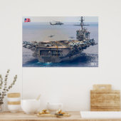 US VLIEGTUIG CARRIER - CVN-74 POSTER (Keuken)
