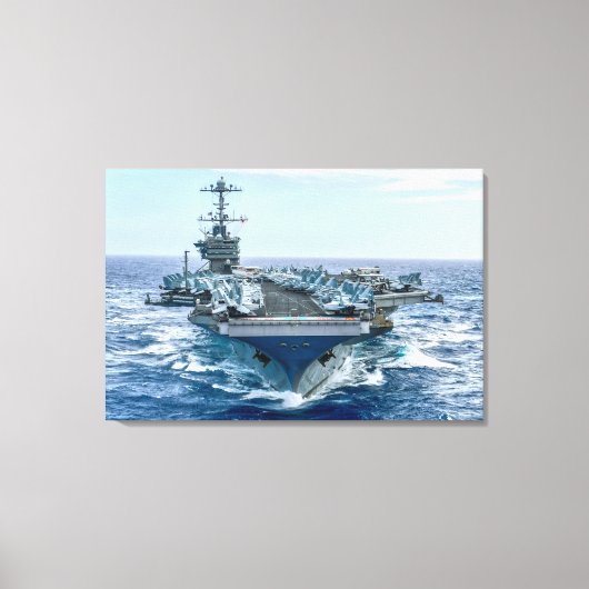 US VLIEGTUIG CARRIER - CVN-75 24x36 Canvas Afdruk (Voorkant)