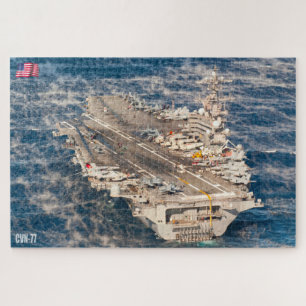 US VLIEGTUIG CARRIER - CVN 77 (20 x 30 INCH) Legpuzzel