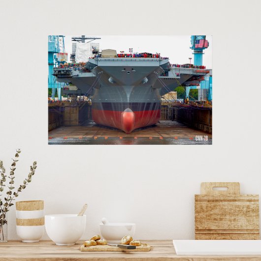 US VLIEGTUIG CARRIER - CVN-78 POSTER (Keuken)