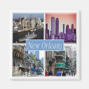 US * VS New Orleans Louisiana Usa Magneet