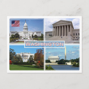 US Washington - Capitol - Hooggerechtshof Briefkaart