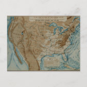 US Weather Map Briefkaart (Voorkant)