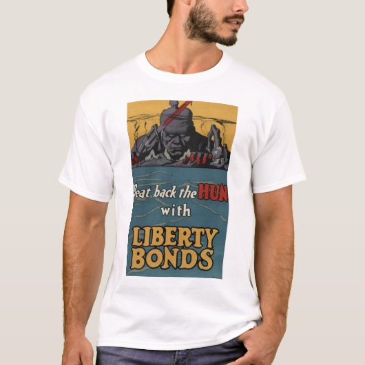 US World War I Poster T-shirt (Voorkant)