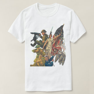 US WW1 propaganda poster mash-up T-shirt