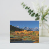 US, Wyoming, Grand Tetons National Park in Briefkaart (Staand voorkant)
