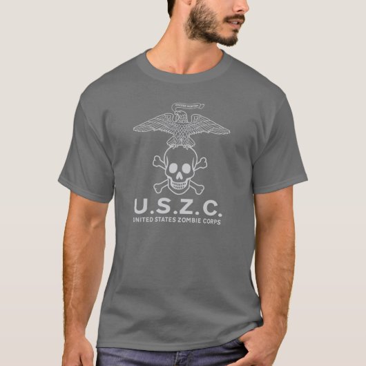 US Zombie Corps Arctic Operations T-shirt (Voorkant)