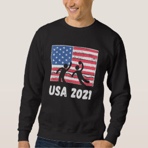 Usa 2021 Uniseks Waterpolo Amerika Tokyo 2021 Zome Trui