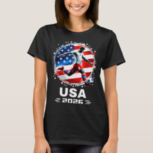 Usa 2026 Verenigde Staten Sport Usa 2026 Bal 2026 T-shirt