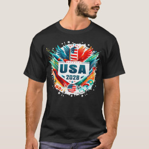 Usa 2028 Ga naar Verenigde Staten Sport Usa 2028 T-shirt