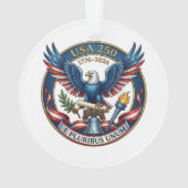USA 250 Adelaar Ornament (achterkant)