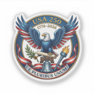 USA 250 Adelaar Sticker