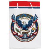 USA 250 Eagle Medium Cadeauzakje (Voorkant)