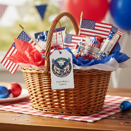 USA 250 Eagle personalized Cadeaulabel